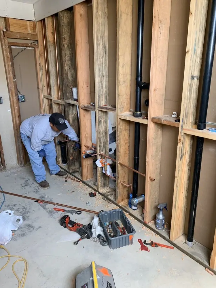 Commercial rough-in plumbing for Commercial Plumbing in Mount Airy